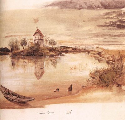 House by a Pond by Albrecht Dürer